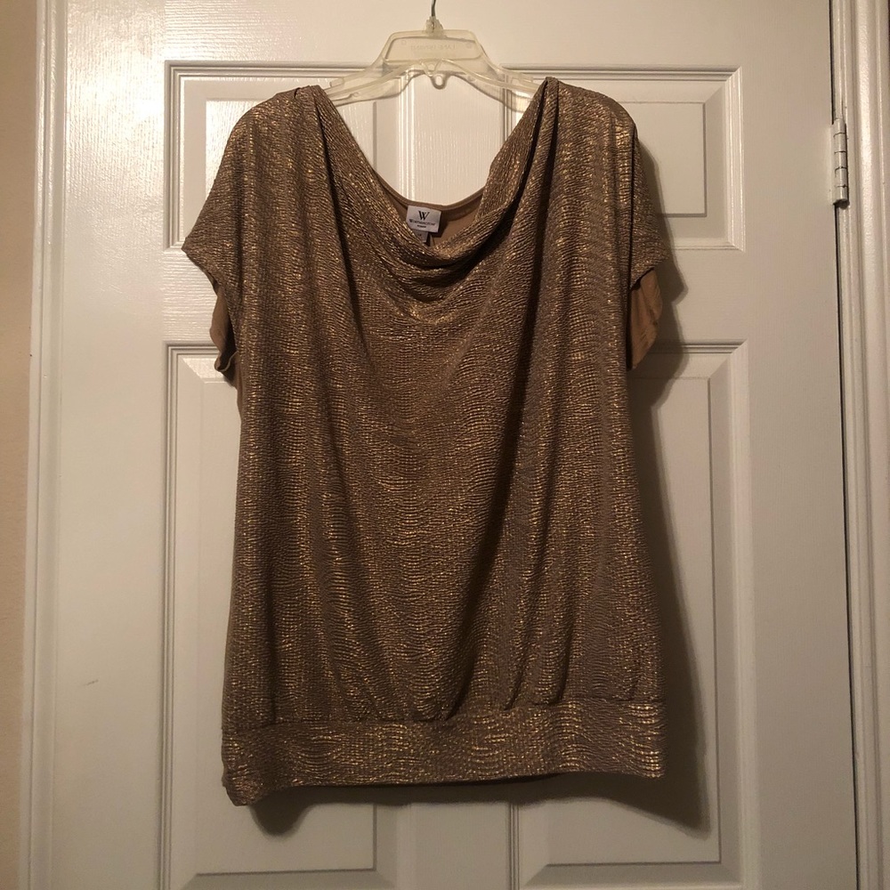 Gold blouse